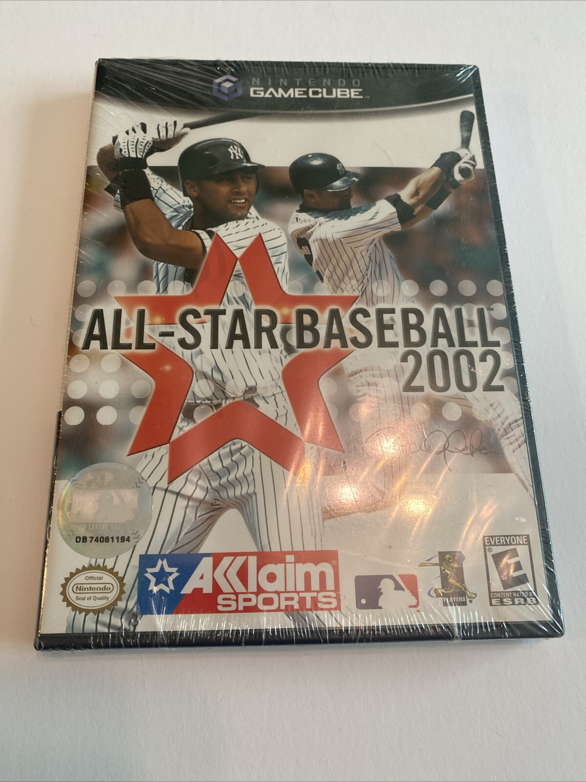 SEALED All-Star Baseball 2002 with Jeter Cover (NEW Nintendo GameCube, 2001)