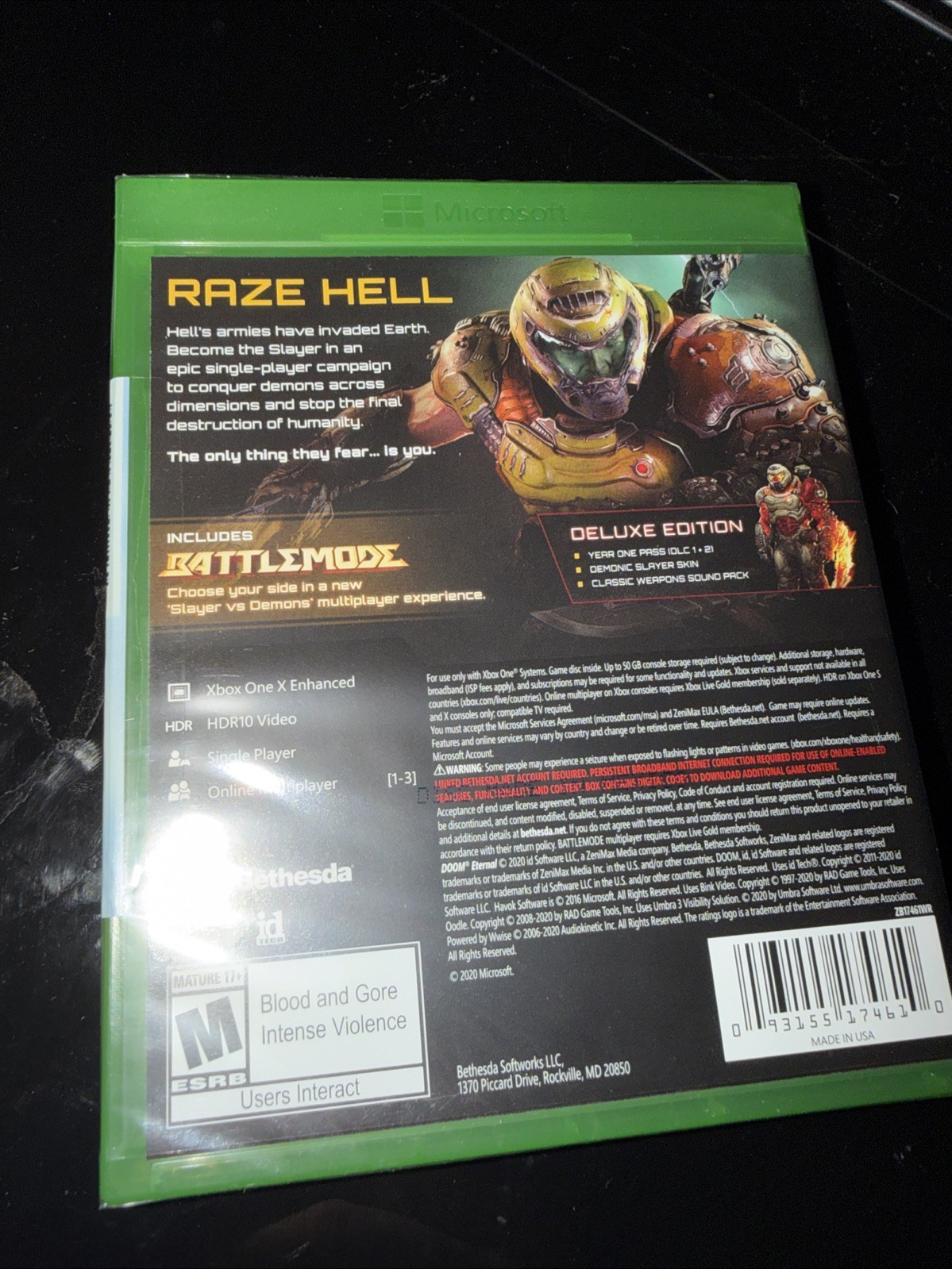 Doom Eternal Deluxe Edition – Microsoft Xbox One
