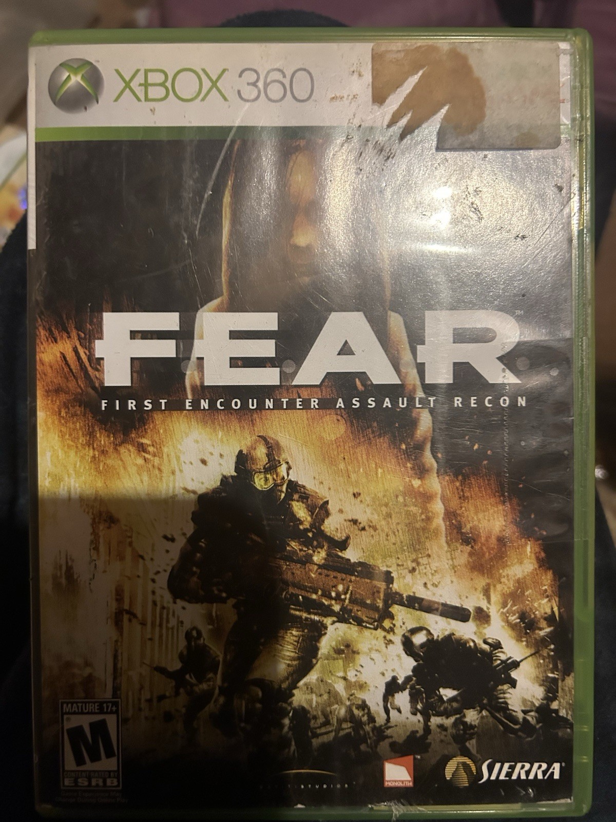 F.E.A.R.: First Encounter Assault Recon (Microsoft Xbox 360, 2006 Complete Game