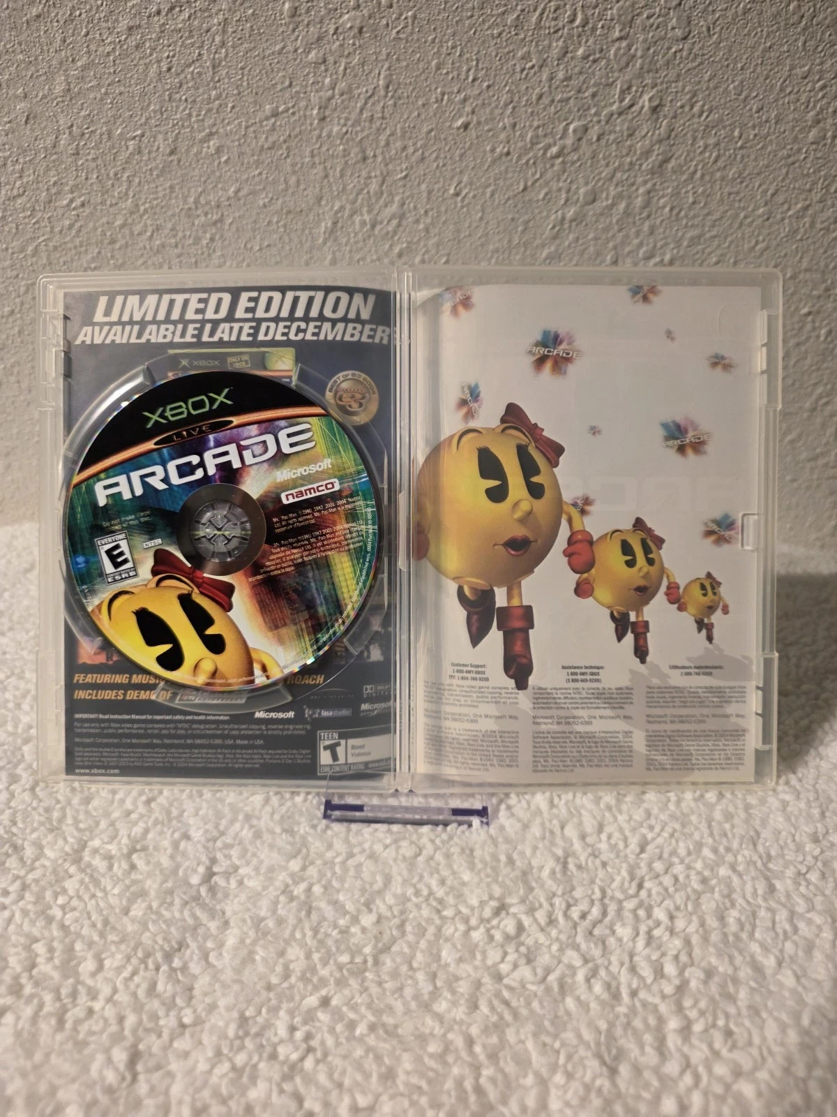 Xbox Arcade: Ms Pac-Man (Microsoft Xbox, 2004) MechAssault 2 Lone Wolf Promo