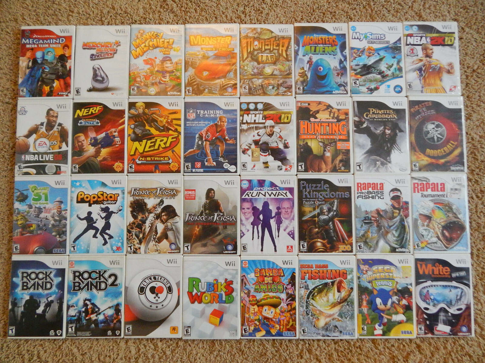 Nintendo Wii Games! Choose from Selection! $3.95-$5.95 Each! Buy 3 Get 4th Free!