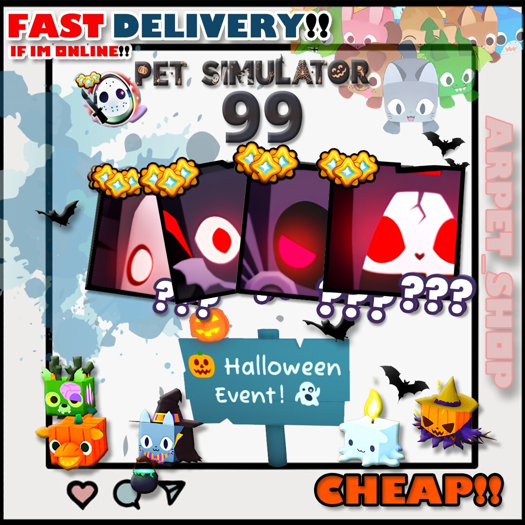 PET SIMULATOR 99 – PS99 – PET SIM 99 | Huge – Gems – Pets – Enchants – CHEAPEST!