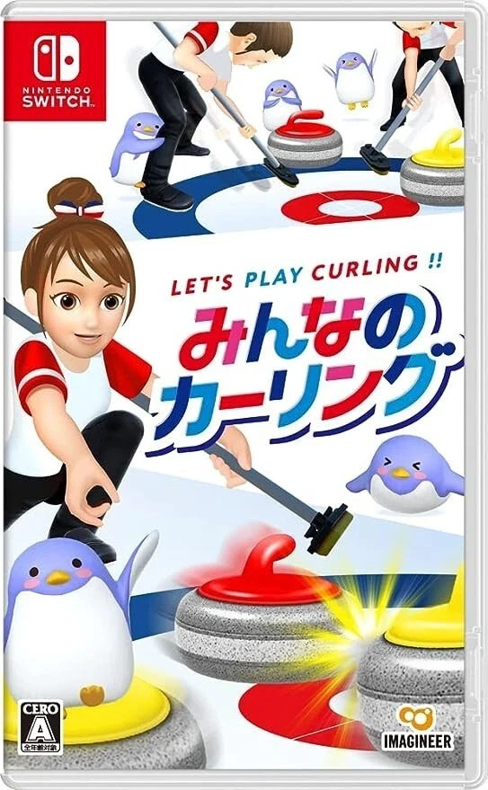 SW Let’s Play Curling!! Nintendo Switch Imagineer Shipping from Japan