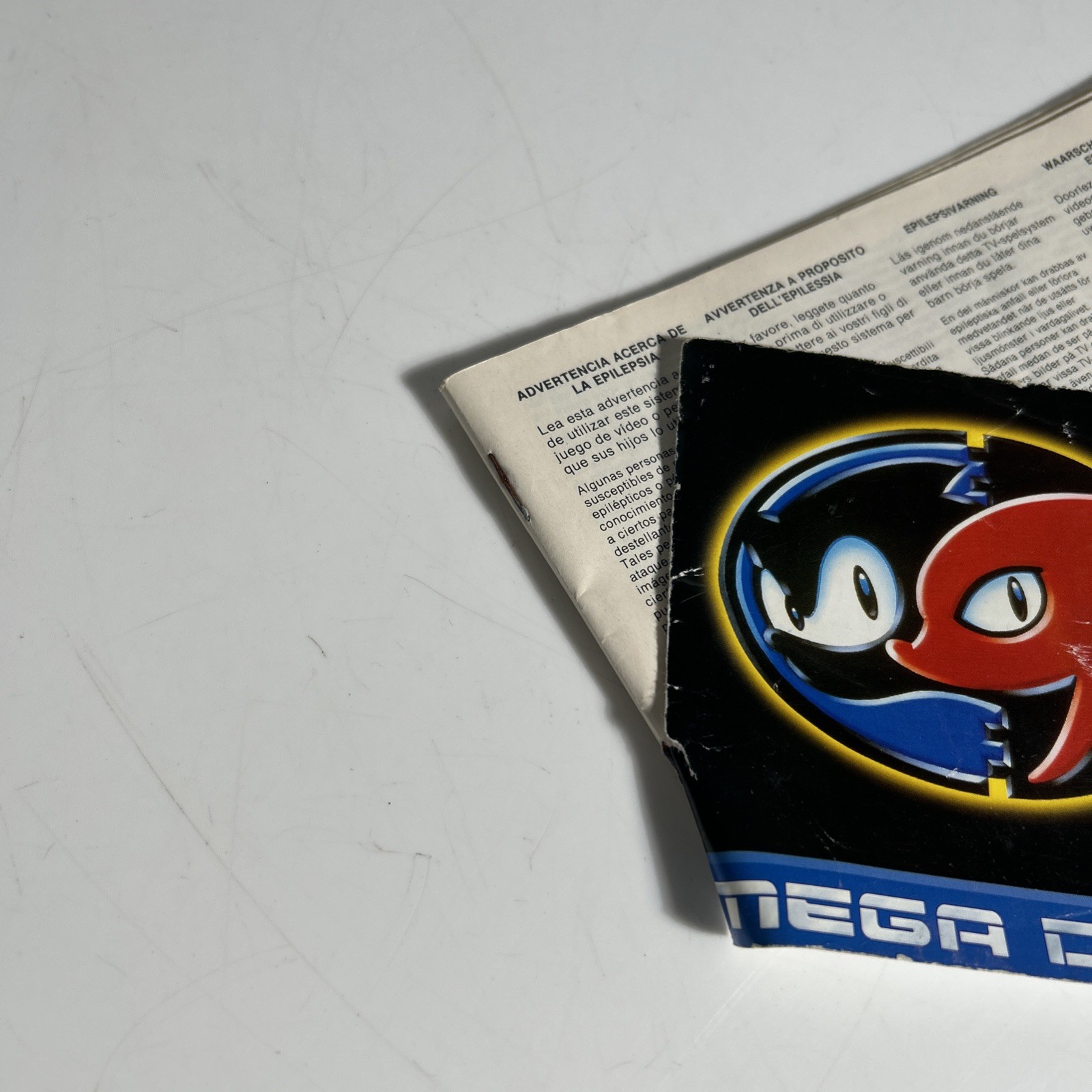 Sonic & Knuckles for SEGA Mega Drive 1994 – Cardboard Sleeve & Game