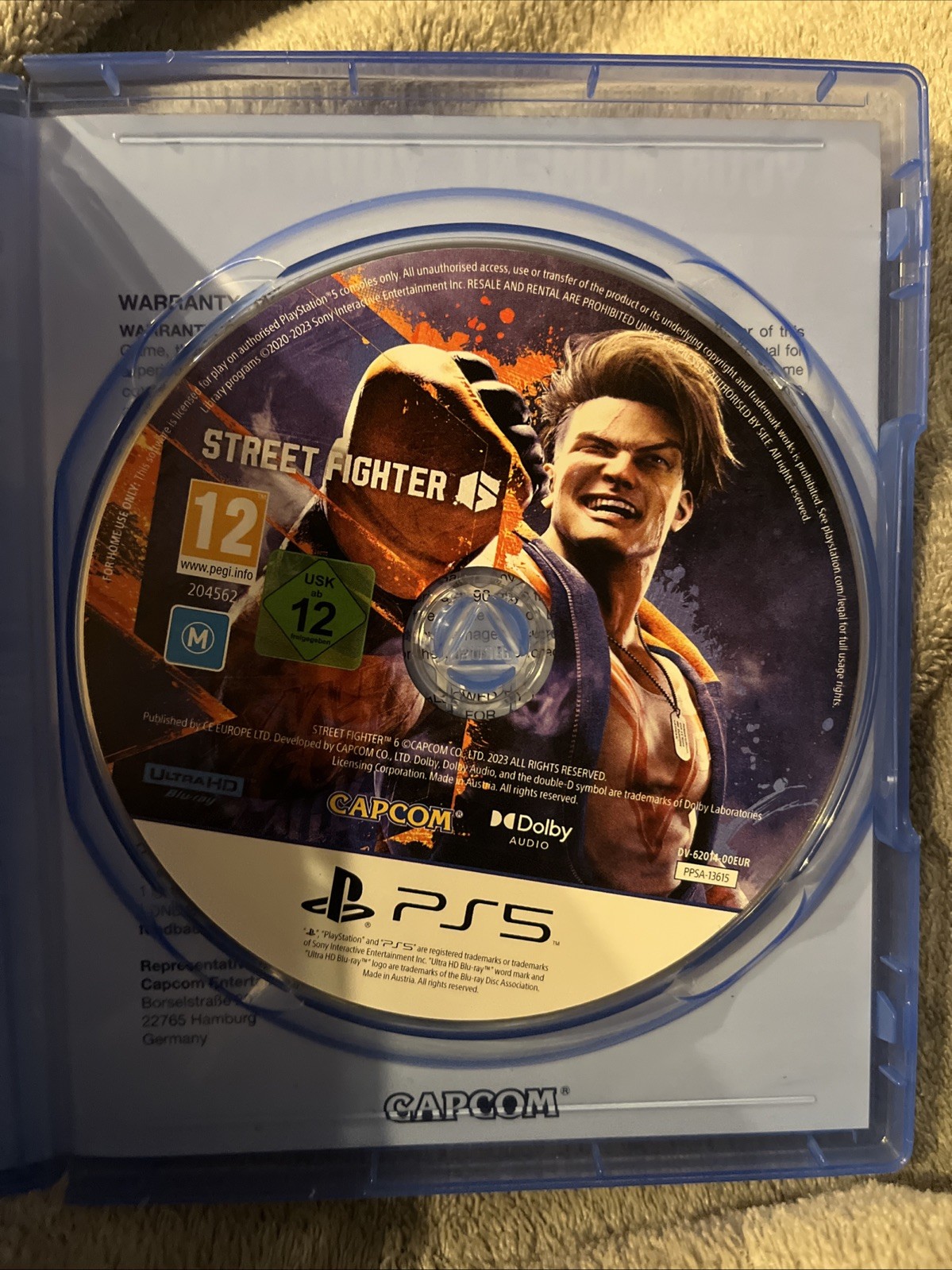 Street Fighter 6 (2023) PS5 PlayStation 5 Video Game.