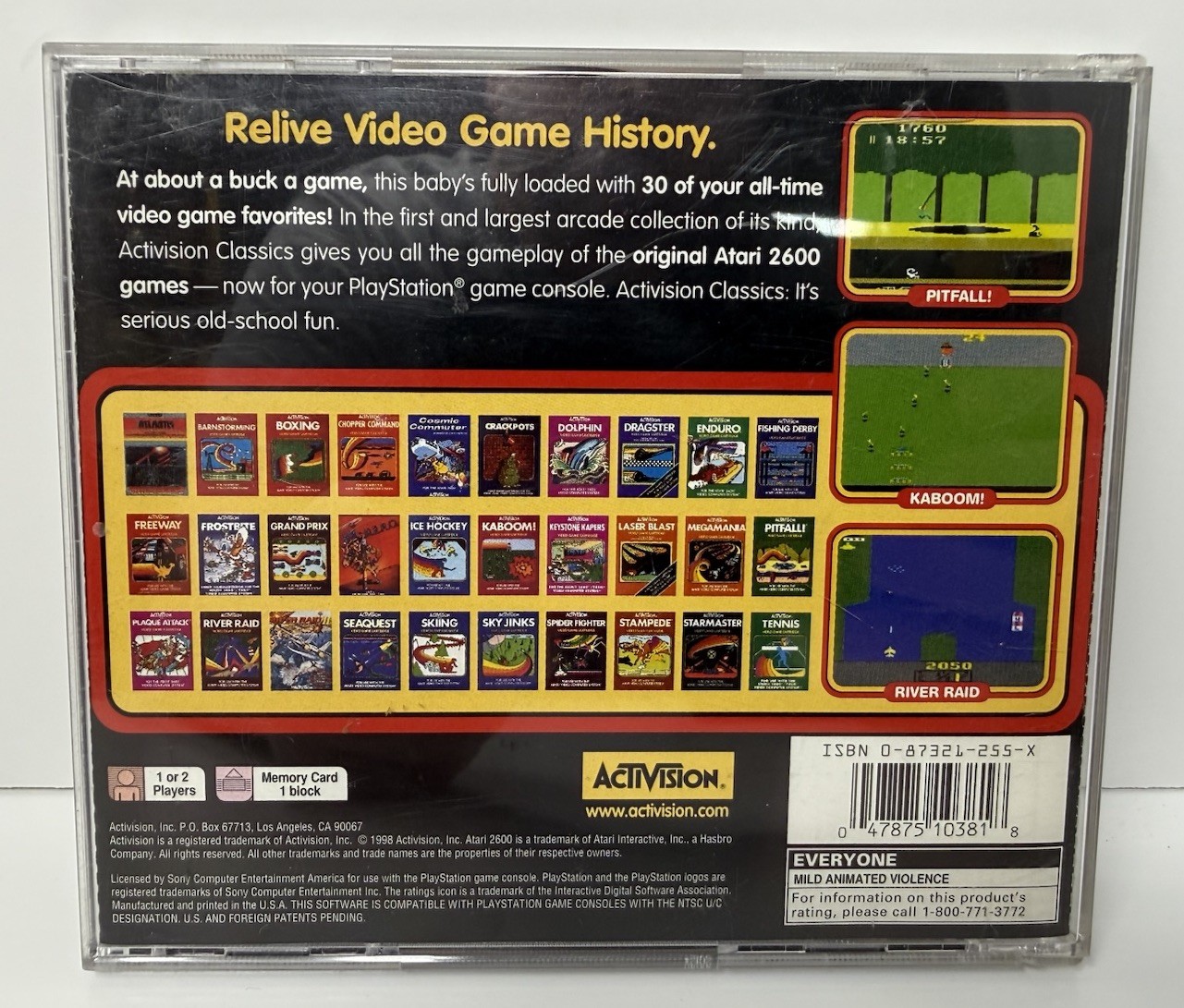 Activision Classics (Sony PlayStation 1, 1998)