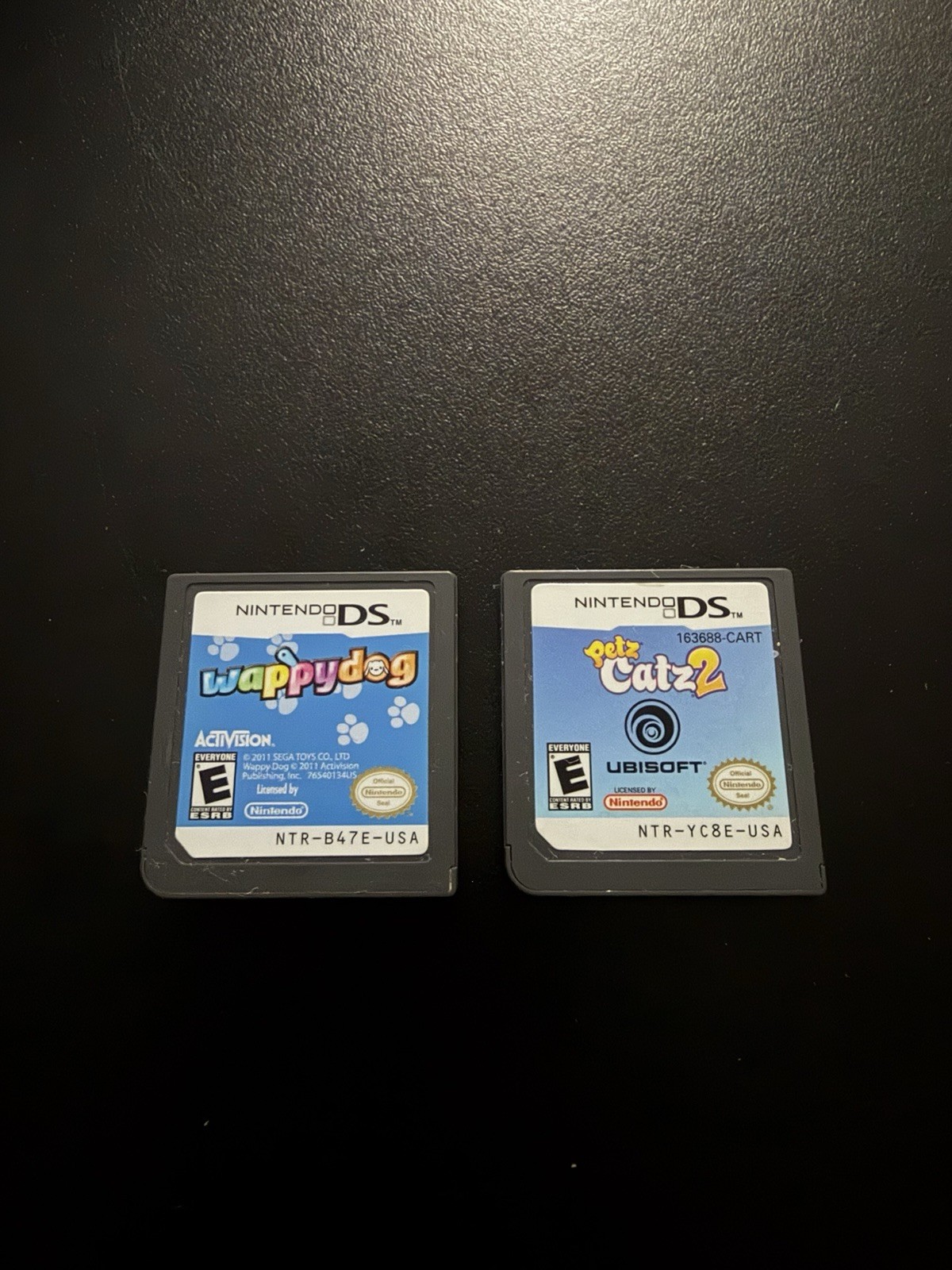 Lot Of 2 Petz: Catz 2 & Wappydog – Nintendo DS, Tested