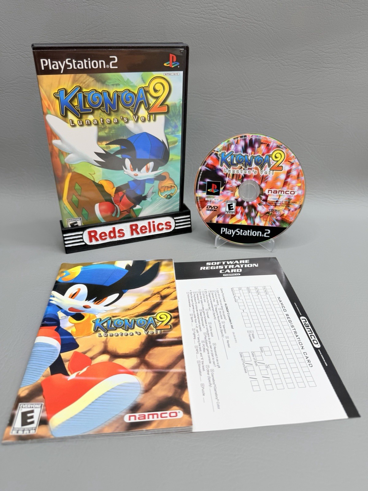 Klonoa 2: Lunatea’s Veil (PS2 PlayStation 2) Complete Excellent Condition