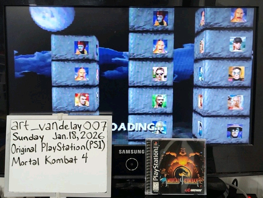 Mortal Kombat 4 – (PS1, 1997) *CIB w/ Reg Card + Case Protector* VGC* Tested!