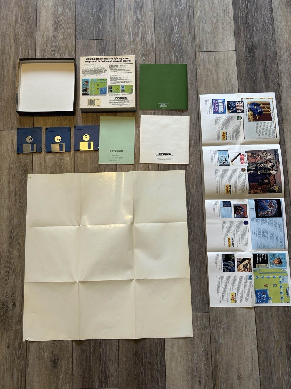 Infocom RPG Battletech Atari ST The Crescent Hawk’s Inception Boxed CIB Manuals