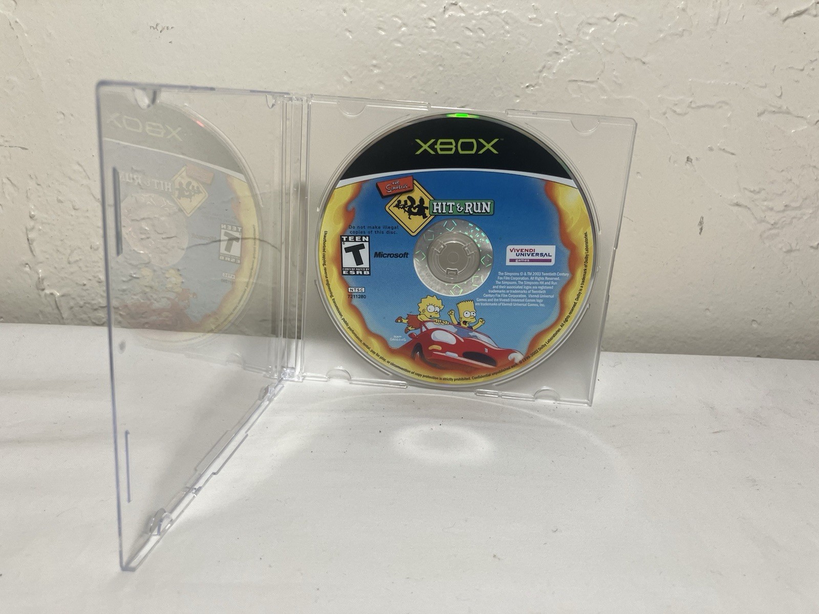 The Simpsons: Hit & Run Microsoft Xbox Disc Only Tested Works Fast Free Shipping