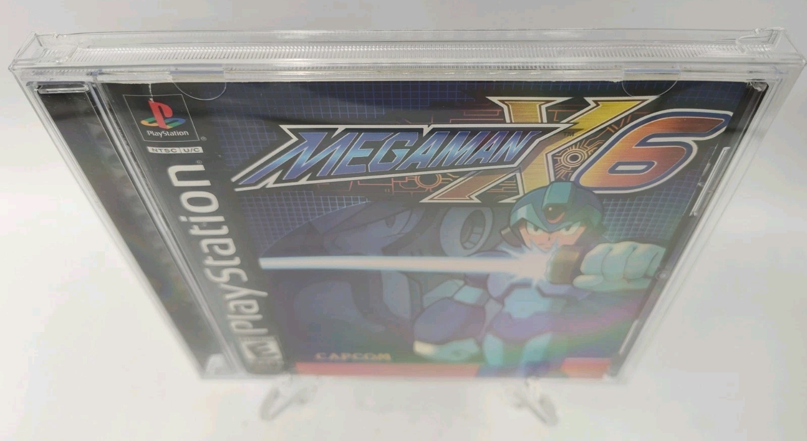 Mega Man X6 – (PS1, 2001) *CIB + Case Protector* VGC* Black Label* Tested!