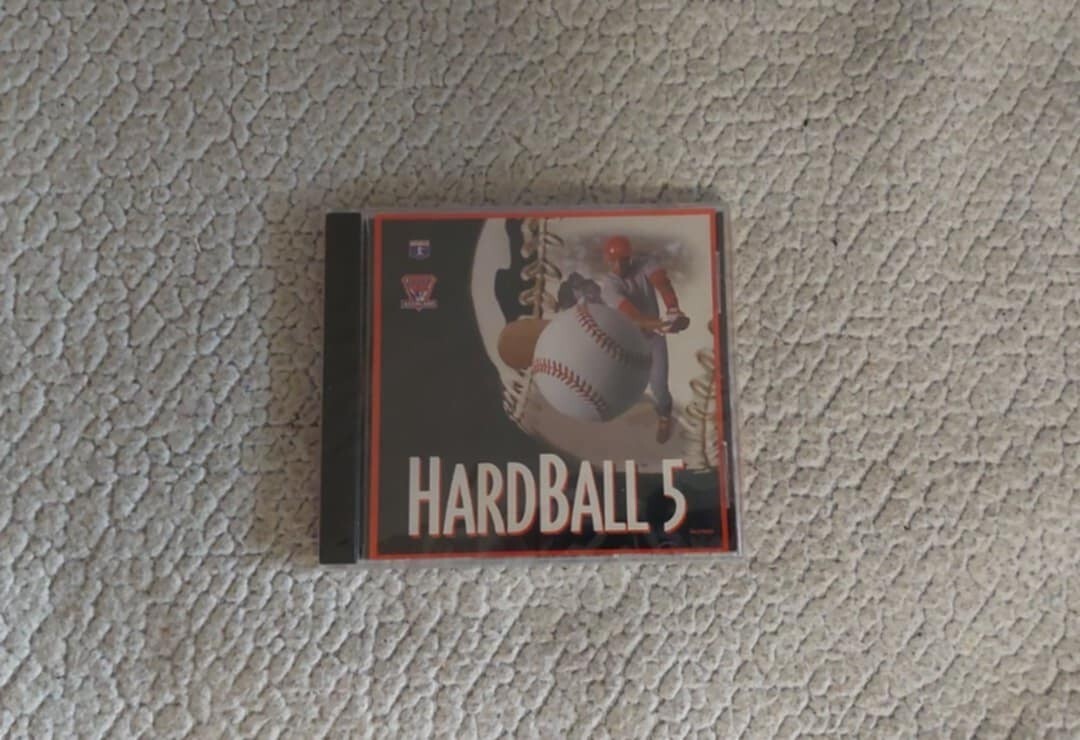 Hardball 5 Jewel Case PC CD-ROM Baseball Simulator 1997 – SEALED