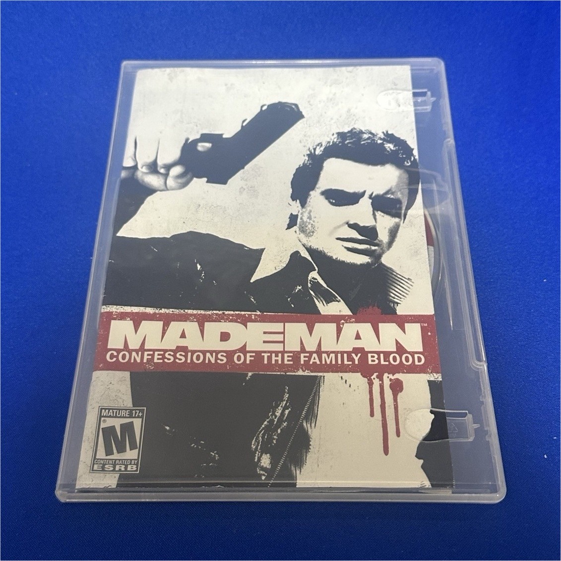Aspyr Games Made Man Confessions Family Blood PS2 Action Adventure M NTSC Manual