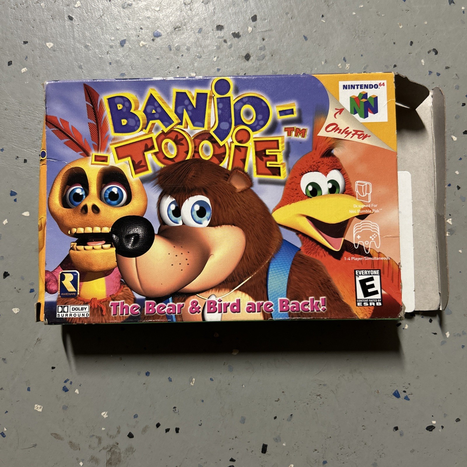 Banjo-Kazooie Banjo-Tooie N64 Game Original Nintendo 64 Cartridge
