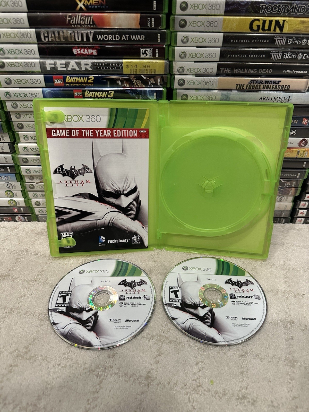 Batman: Arkham City Game of the Year Edition Microsoft Xbox 360 Complete CIB