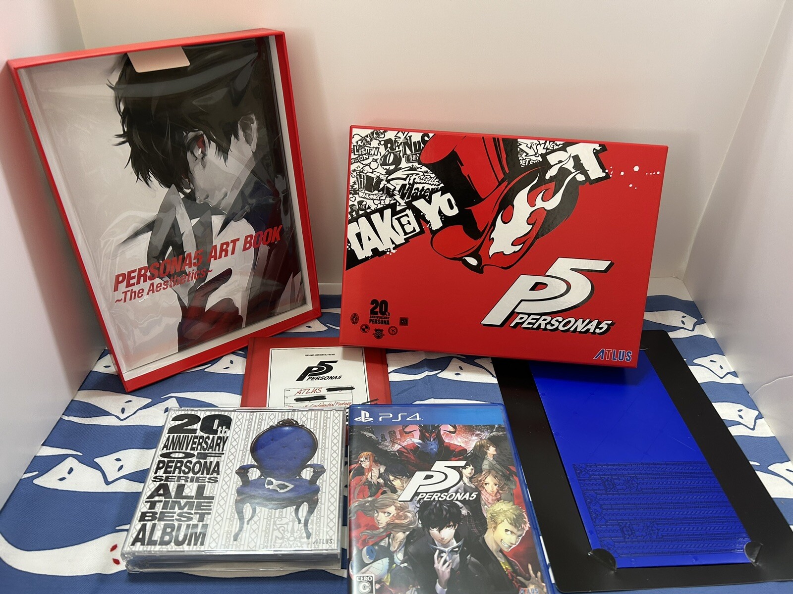 PS4 Persona 5 20th Anniversary Edition Deluxe PlayStation 4 Altus Japan JP Game