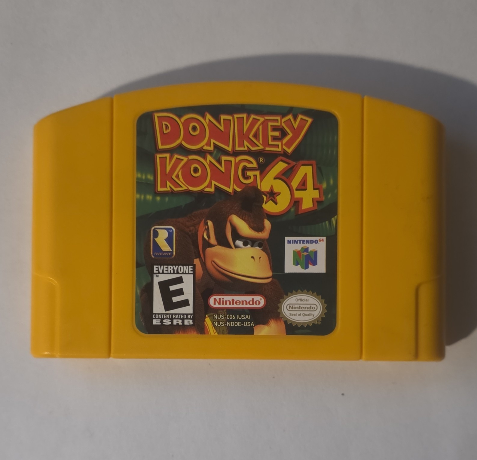 Nintendo Donkey Kong 64 (Nintendo 64) Yellow Cartridge E NTSC-U/C Donkey Kong