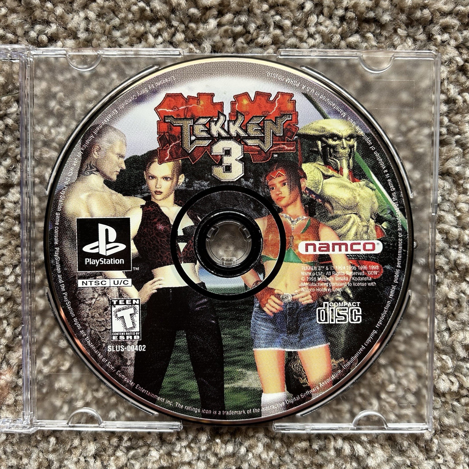 Tekken 3 (Sony PlayStation 1) PS1 Disc Only – Authentic – Tested & Working