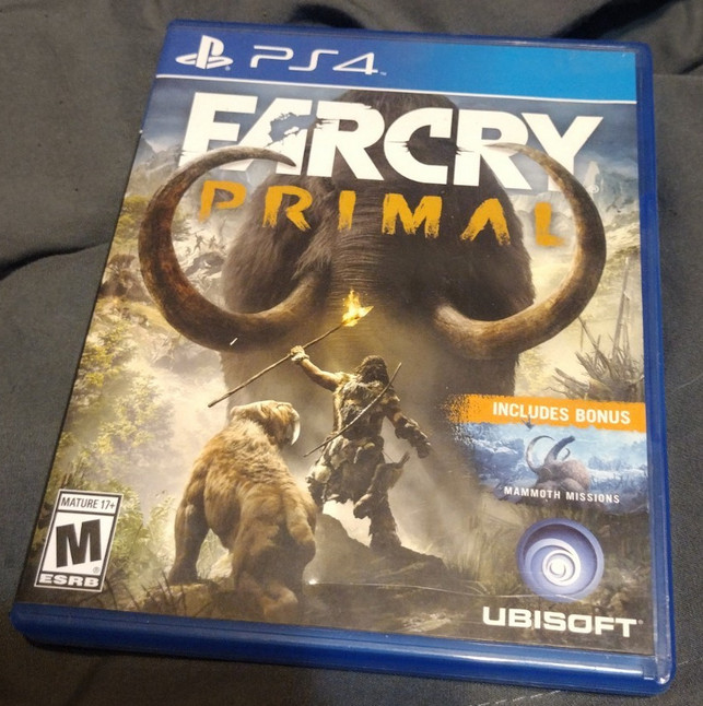 Far Cry Primal Bonus Edition PS4 Disc and Case Tested Stone Age Open World FPS