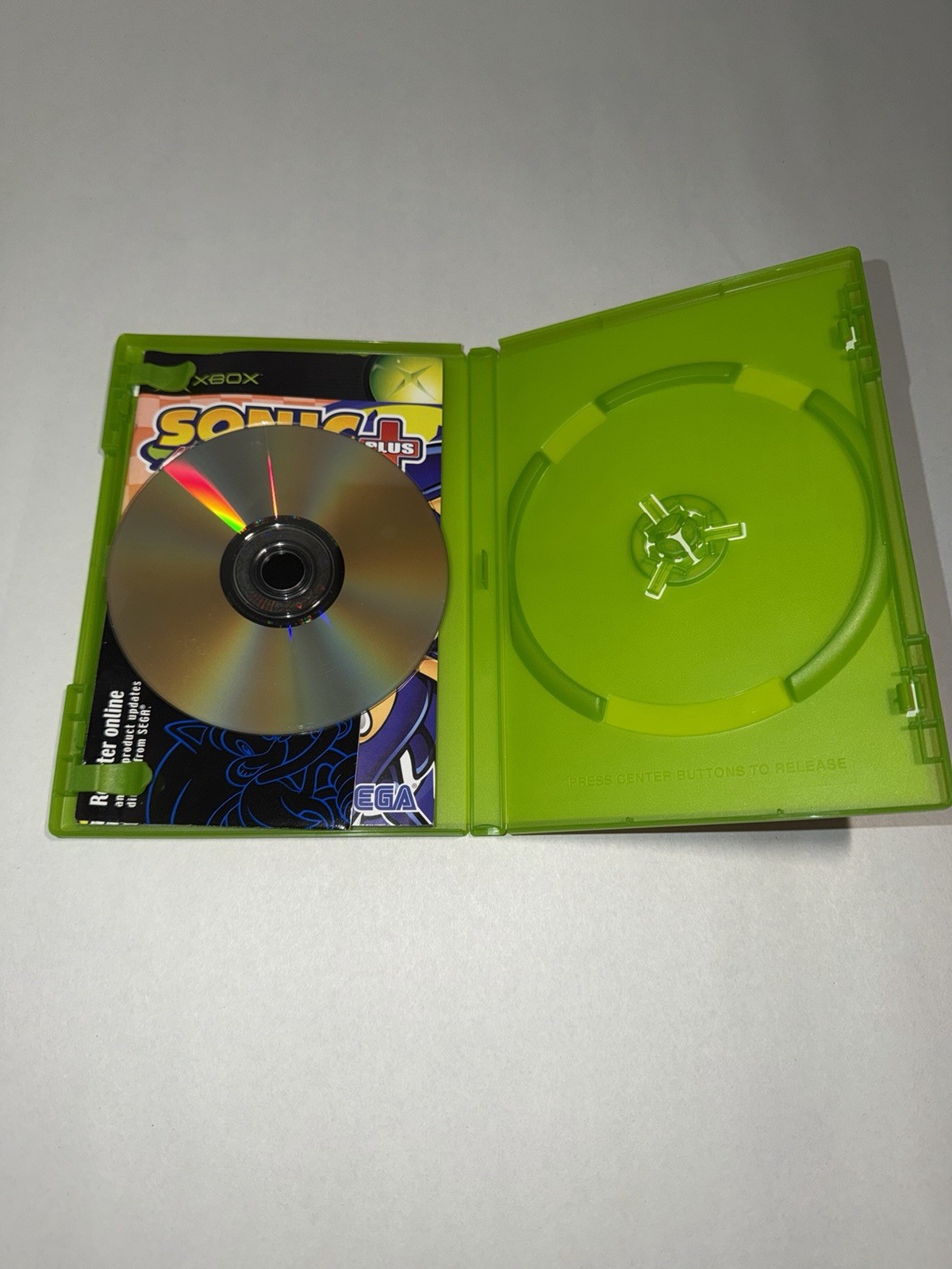 SEGA Sonic Mega Collection Plus Xbox NTSC-U/C w/ Disc Case Manual Sonic Series