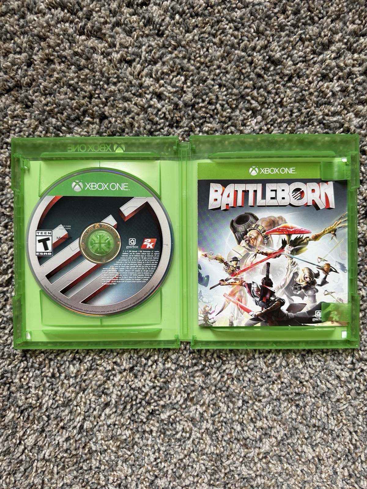 Battleborn Xbox One CIB w/ Manual Gearbox 2K Hero Shooter 2016