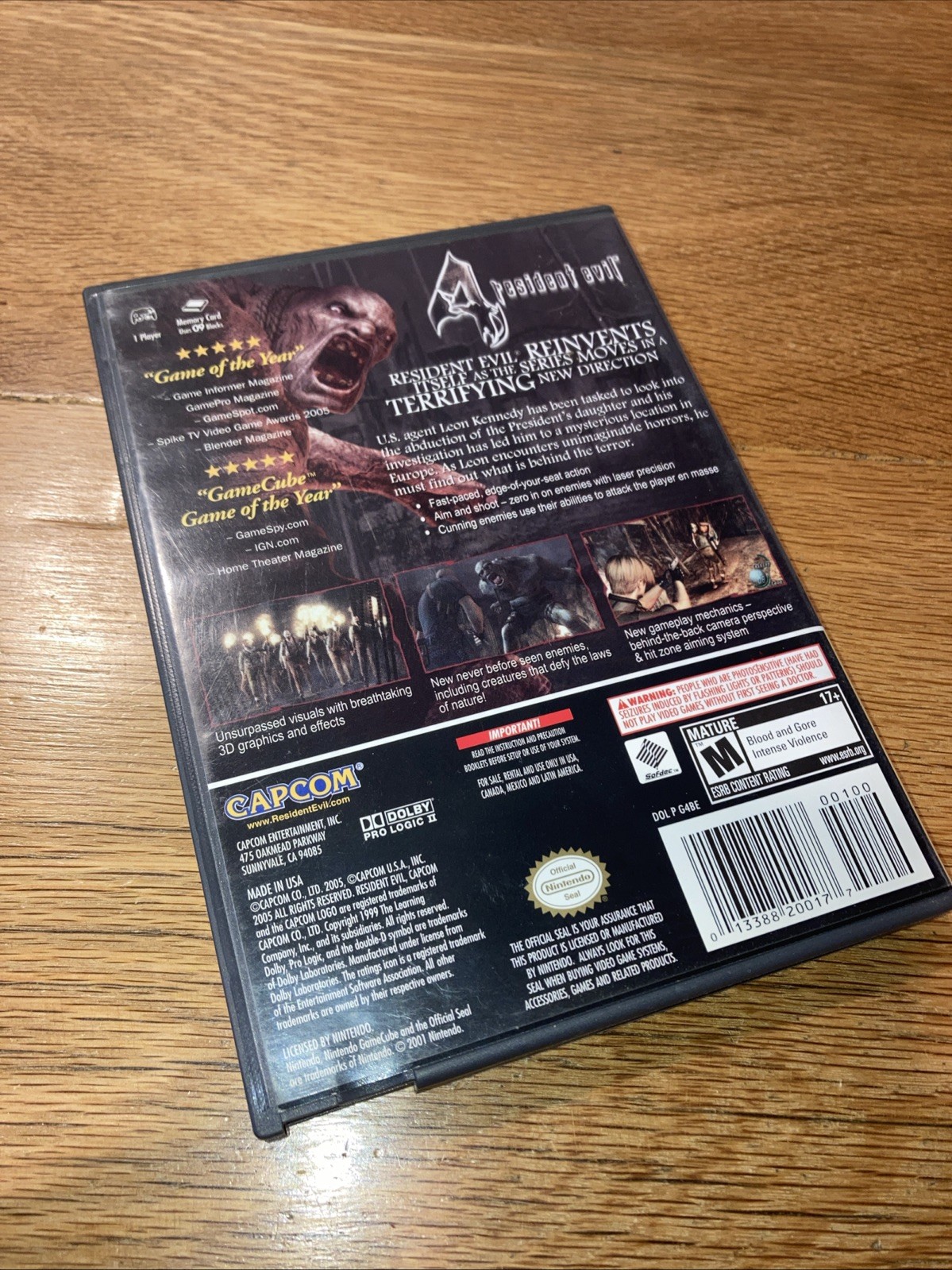 Resident Evil 4 (Nintendo GameCube, 2005) Both Discs – Tested – Label Bubble
