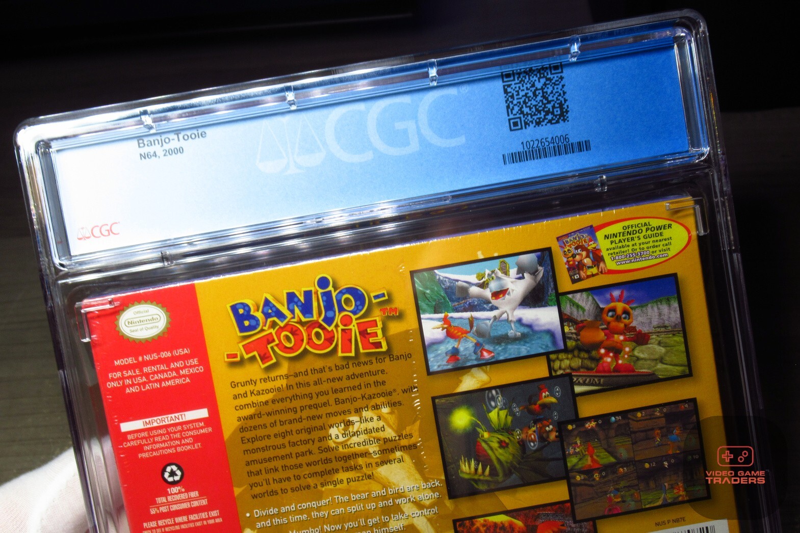 CGC 9.4 A++ – Banjo-Tooie Nintendo 64, N64 2000 NEW! – RARE!