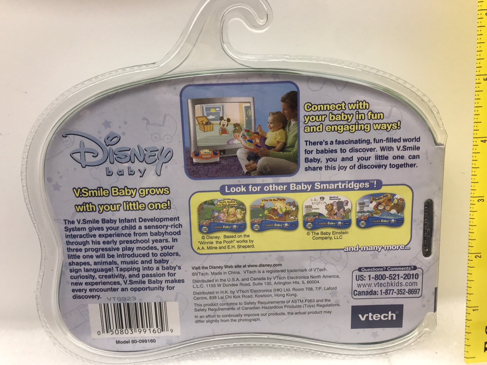 Baby Mickey & Friends – V-tech V.Smile Baby – Smartridge: 9-36 Months – K1 – NIP