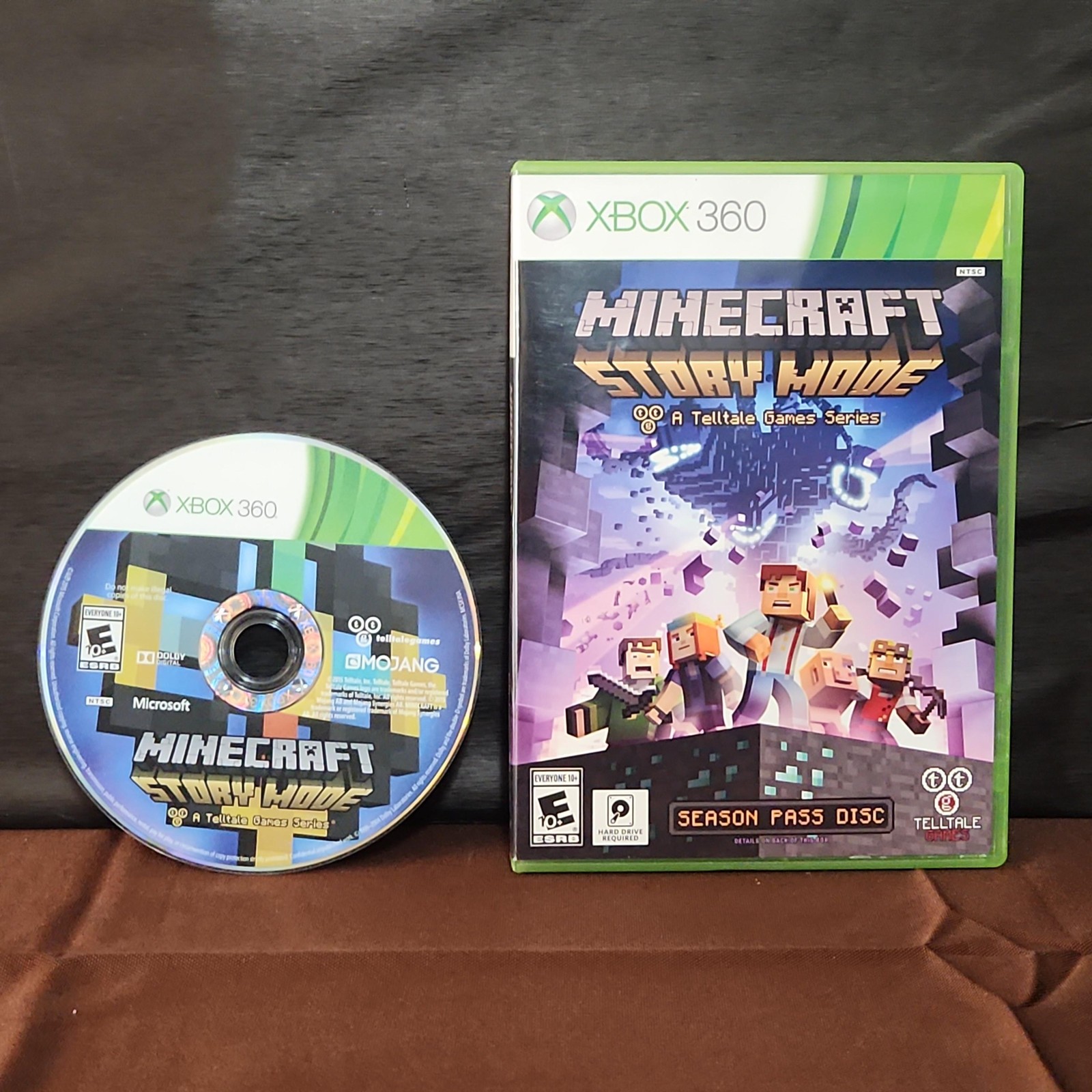 Minecraft: Story Mode Season Pass Xbox 360 Game Telltale E10+ NTSC-U/C 2015