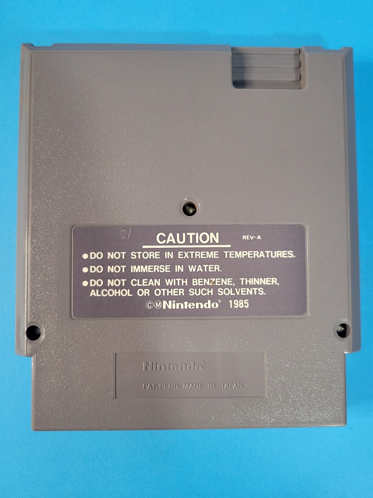 Tetris Nintendo NES 1985 Authentic Game Catridge