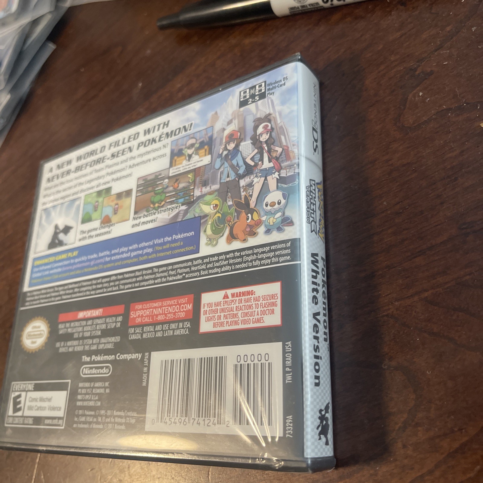 Pokemon White Version (Nintendo DS, 2011) Brand New