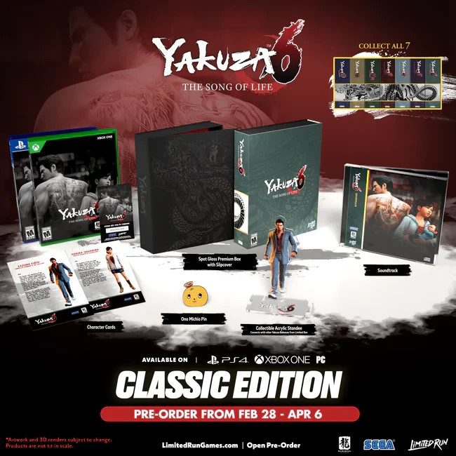 Yakuza 6: The Song of Life Classic Edition (LRG#584) – Playstation 4 – Brand New