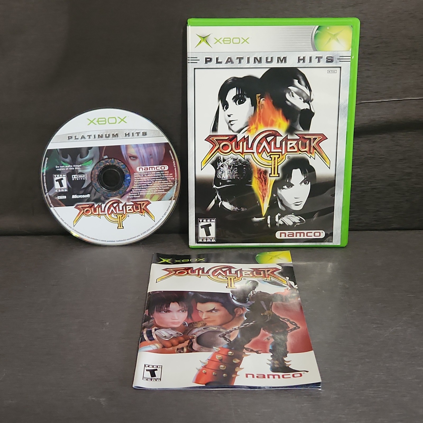 Soul Calibur II 2 XBOX Complete Platinum Hits
