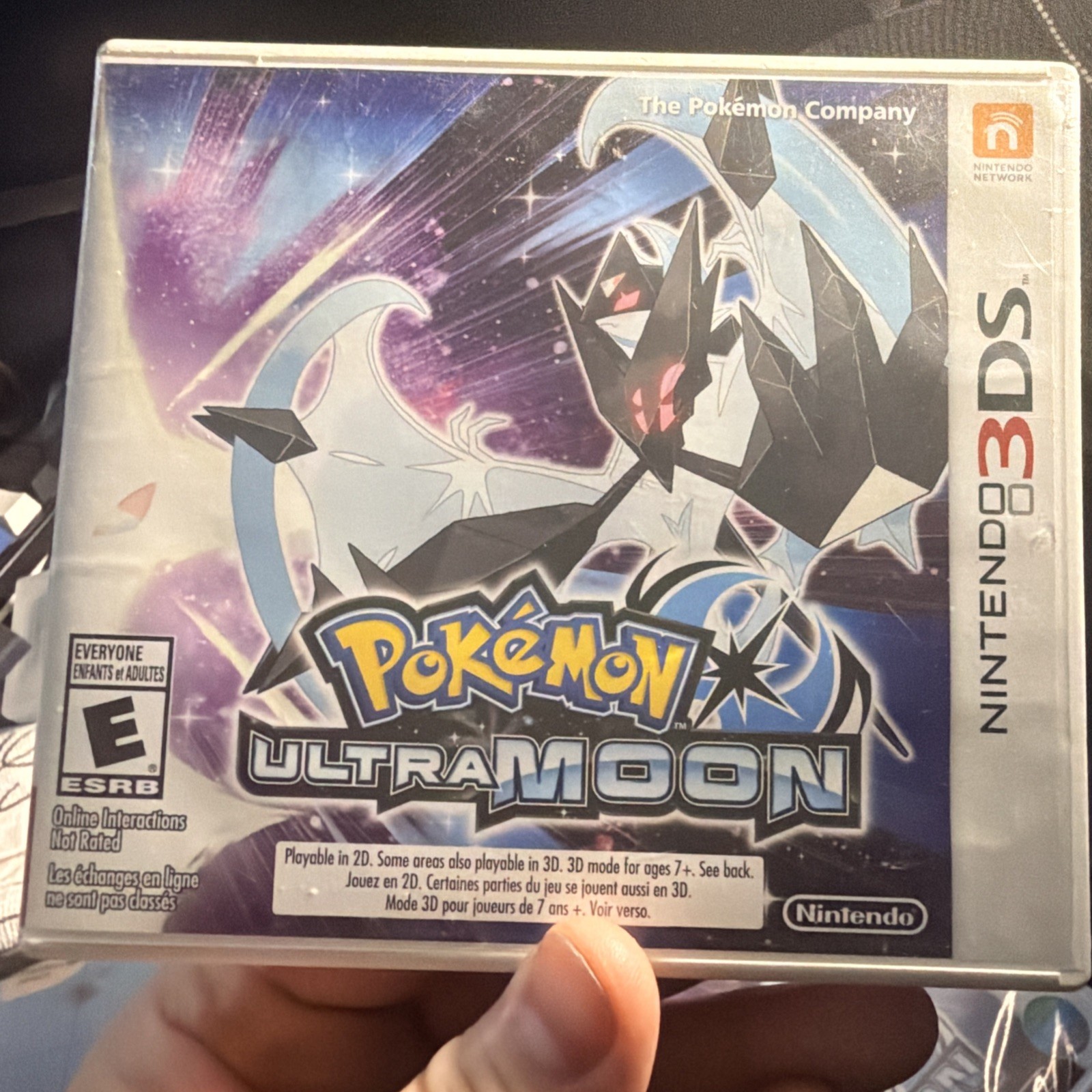 Pokemon Ultra Moon Nintendo 3DS Case And Insert Only No Game