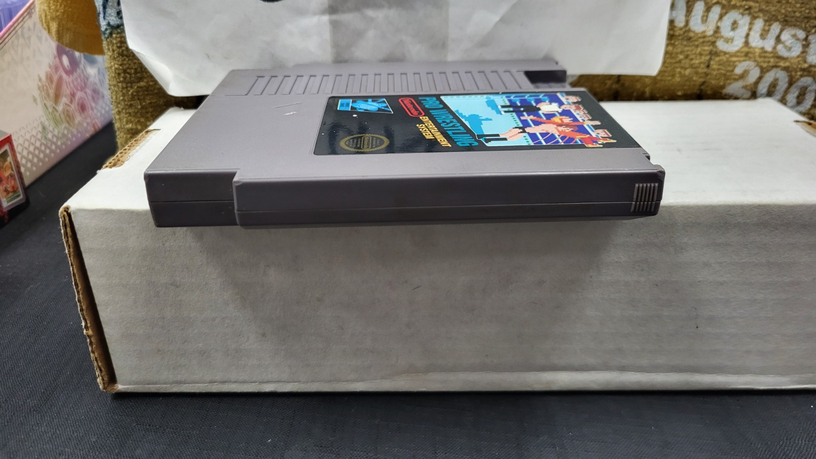 PRO WRESTLING NINTENDO NES VIDEO GAME AUTHENTIC NO BOX OR MANUAL