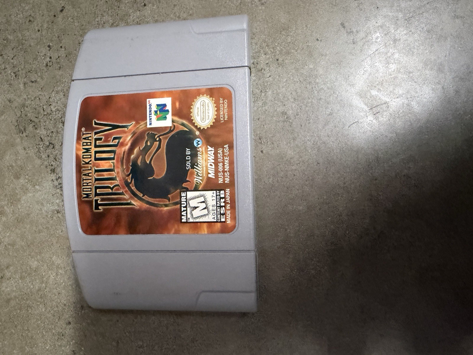 Mortal Kombat Trilogy Nintendo 64
