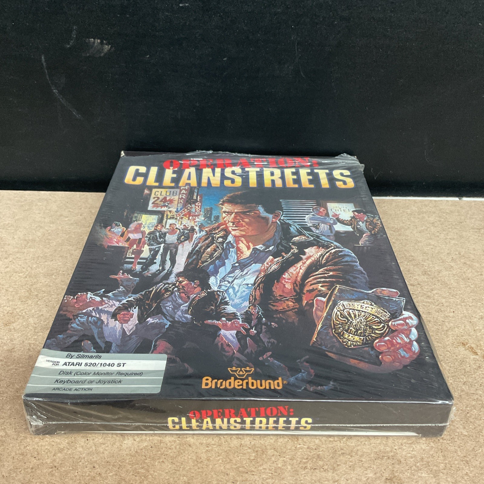 Operation Cleanstreets Big Box Atari ST 1988 Brøderbund – No Game