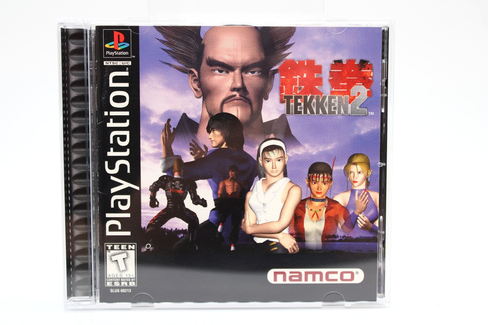 Refurbished PS1 Tekken 2 Complete CIB + Reg Card Black Label Excellent Mint