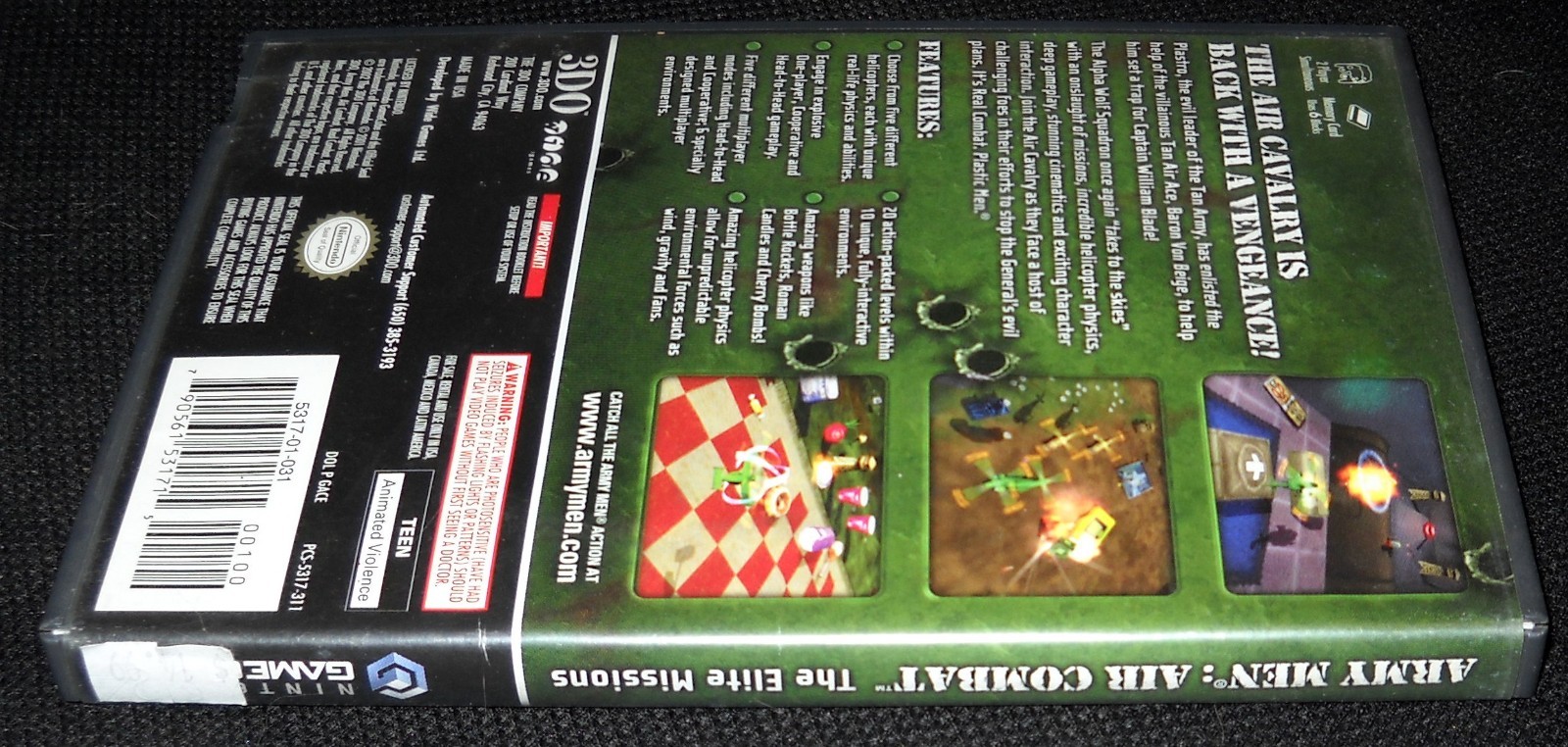 Nintendo Gamecube – Army Men: Air Combat The Elite Missions