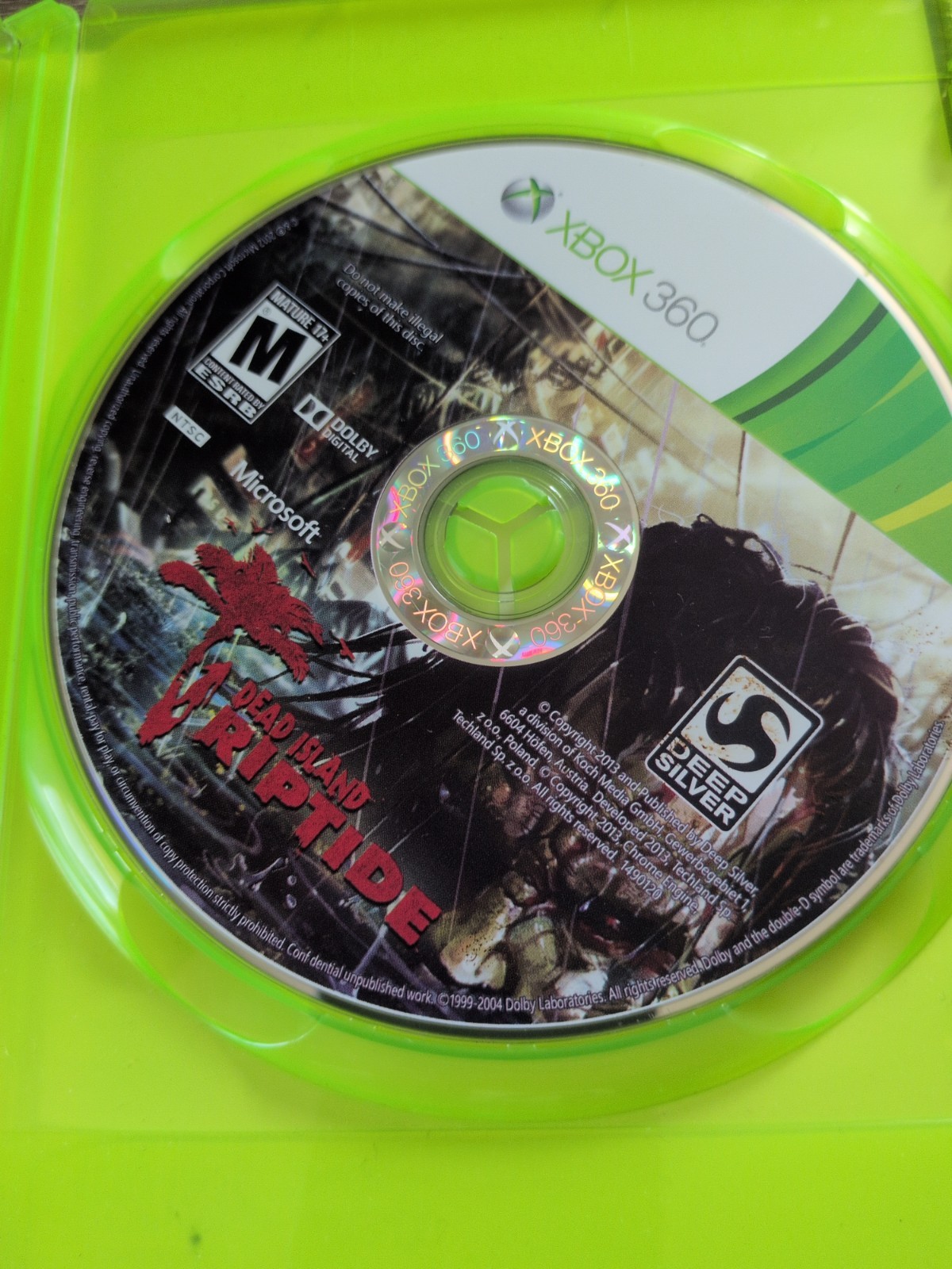 Xbox 369 Dead Island RipTide Special Edition 2013 Complete With Case & Manuel