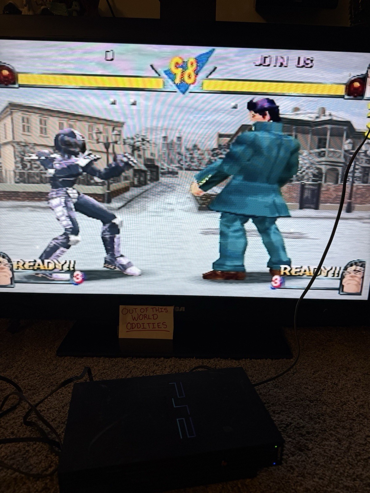 Rival Schools Playstation PSX PS1 Game Discs Only 1 & 2 Authentic Tested & Works
