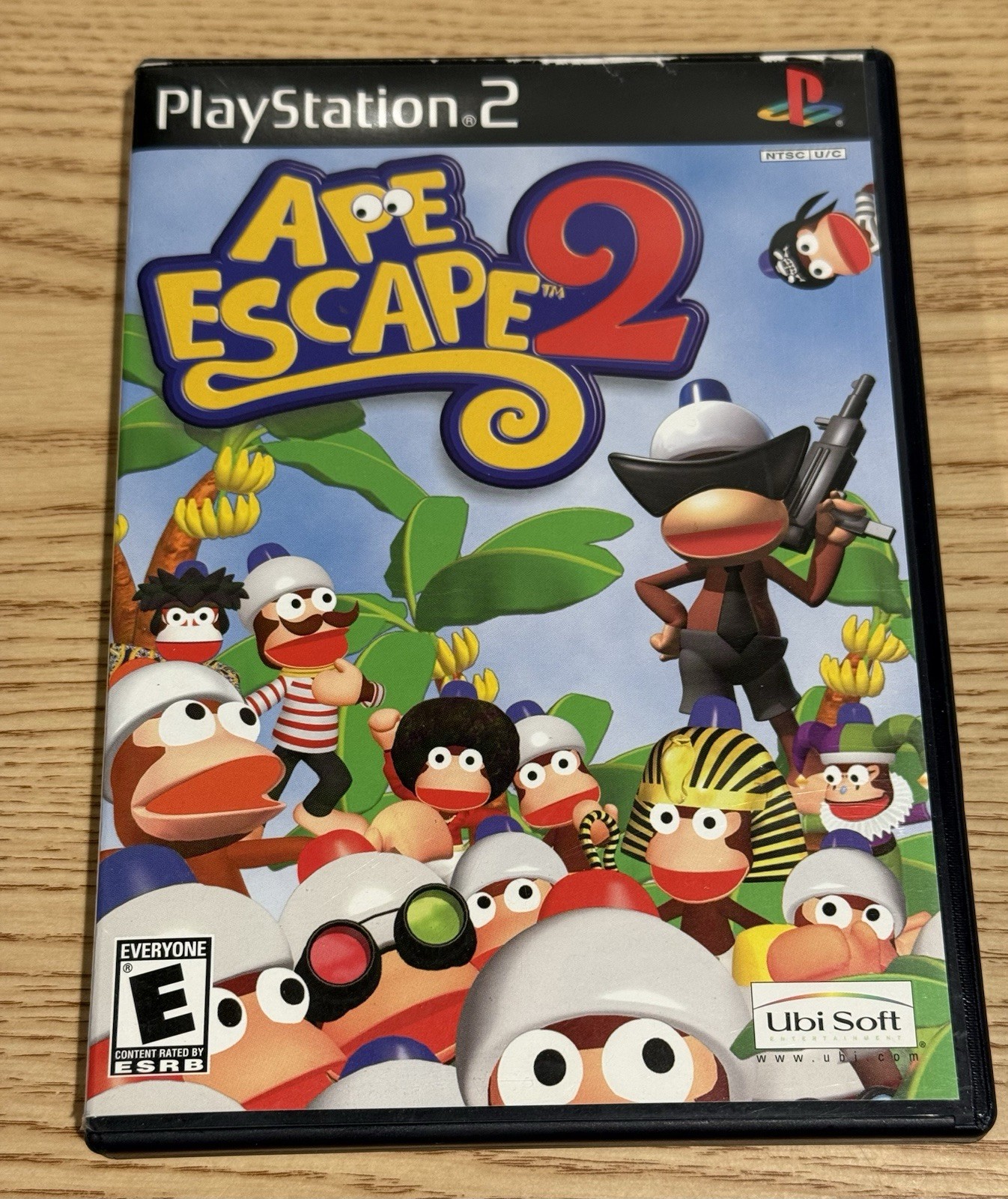 Ape Escape 2 (Sony PlayStation 2, 2003) Case And Disc Missing Manual Tested