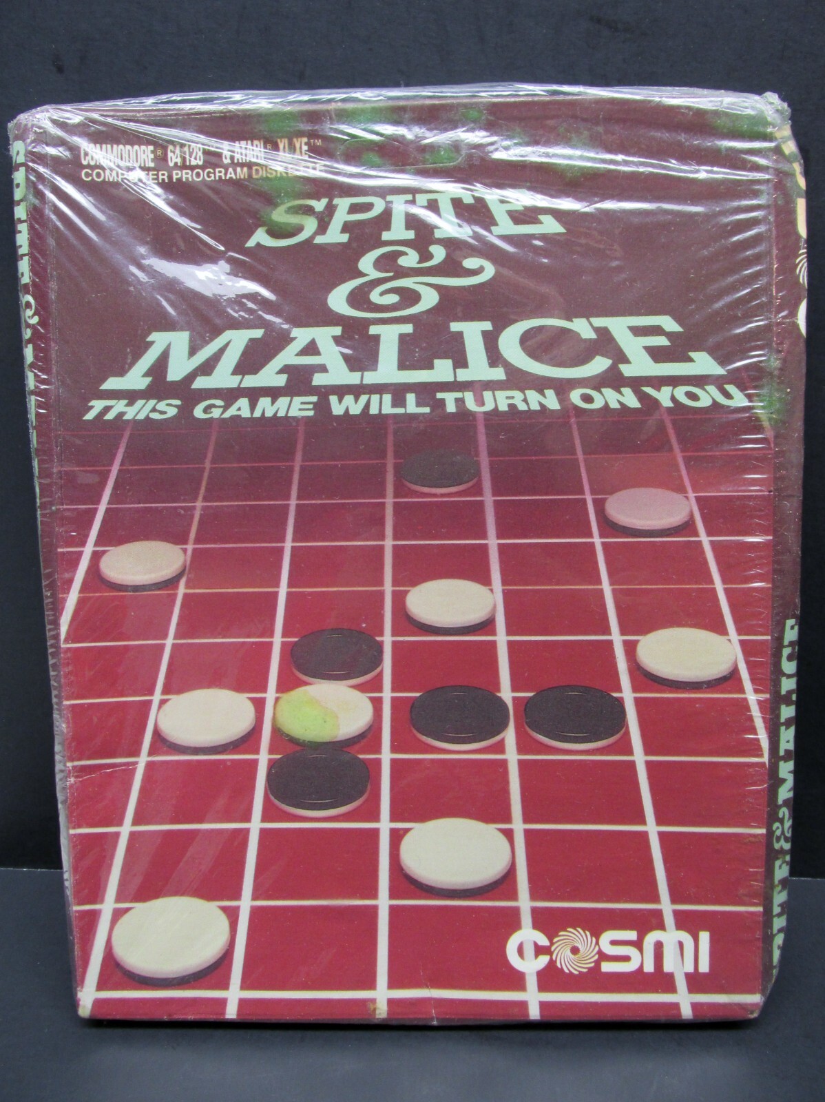 Spite & Malice, Commodore 64 & Atari XL & XE, Disk, Cosmi ’86, NISWB, Never Used