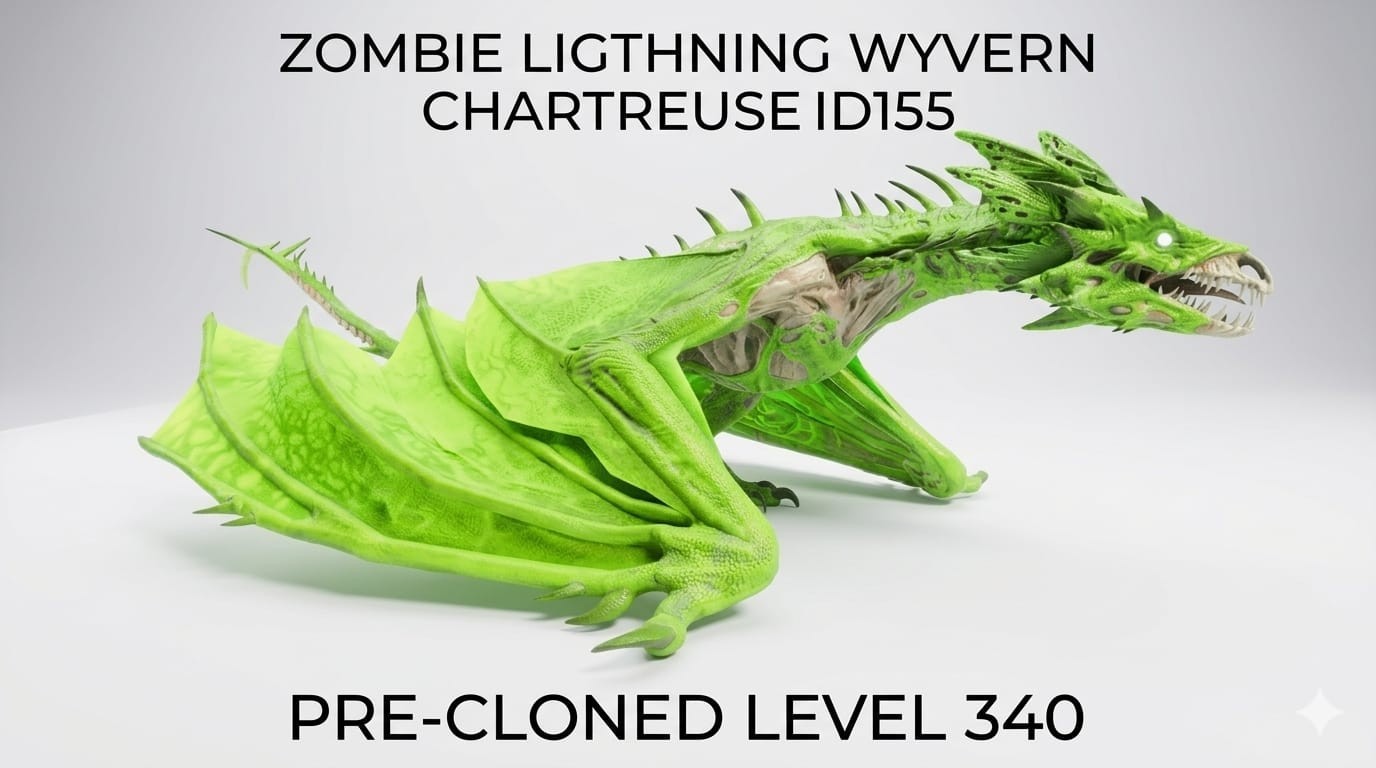 Zombie Lightning Wyvern PRE-CLONED Lvl 340 – Ark Ascended PVE Official Crossplay