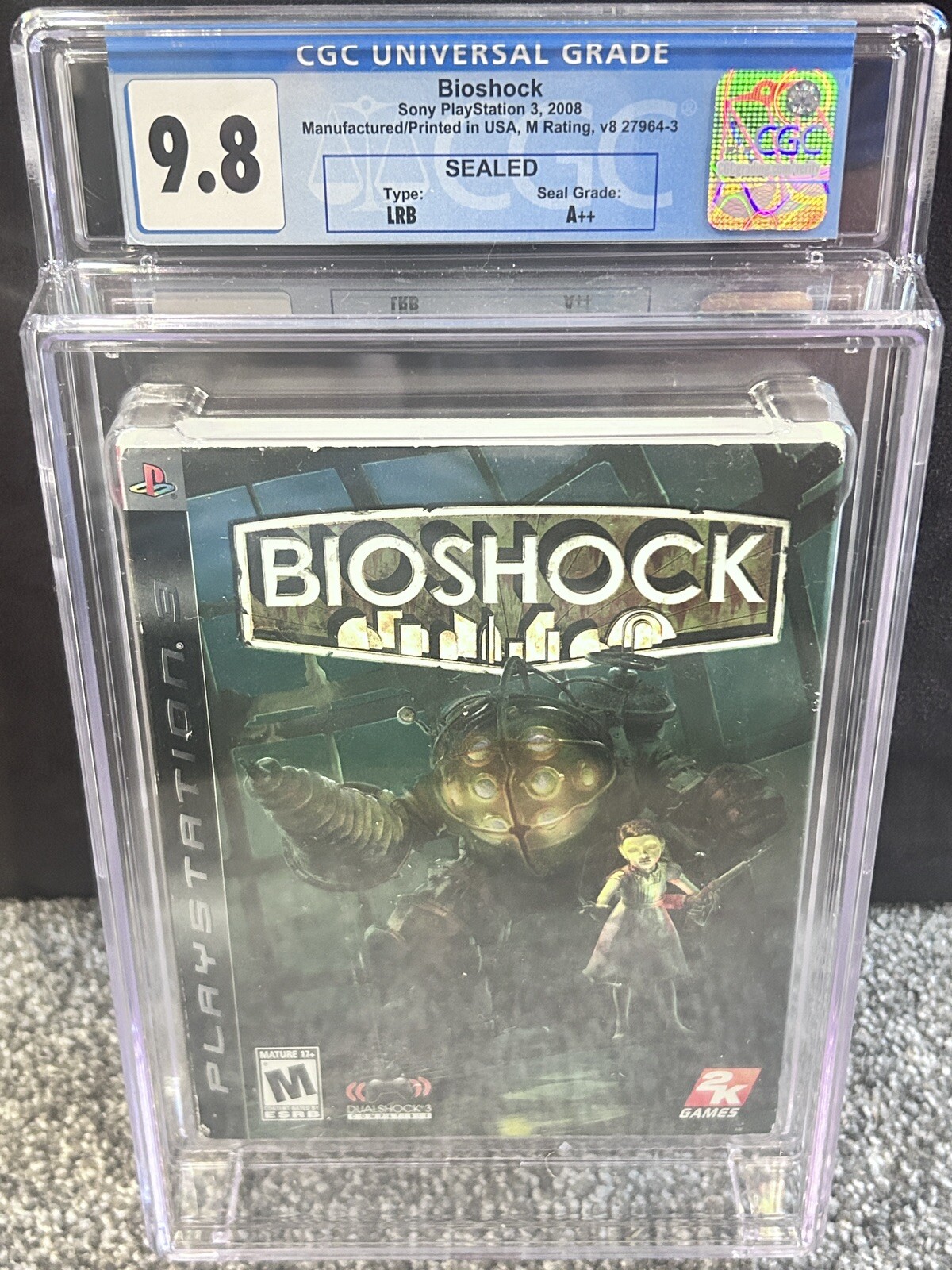 CGC 9.8 A++ – BioShock 1 1ST PRINT w/ Slipcover PlayStation 3, Top Pop NEW!
