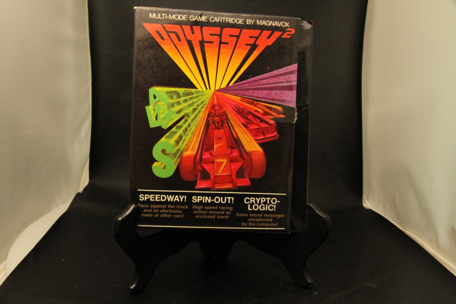 Magnovox Odyssey 2 – SPEEDWAY SPIN-OUT CRYPTO-LOGIC original box w/manual