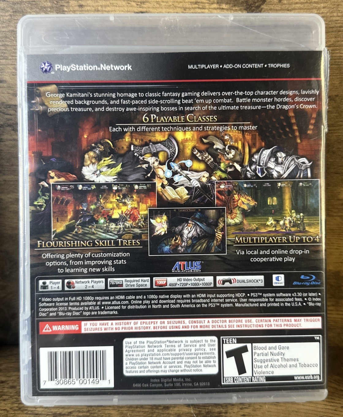 Dragon’s Crown (Sony PlayStation 3, 2013) Complete Tested And Working Ships Fast