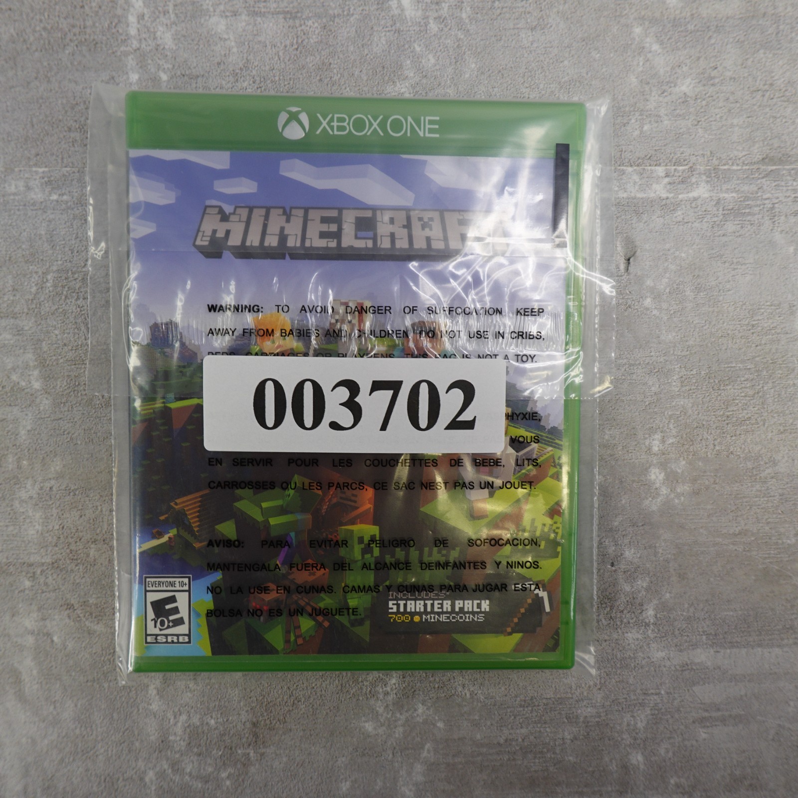 Minecraft Xbox One CIB Microsoft Complete with Inserts Mojang 2018 Starter Pack