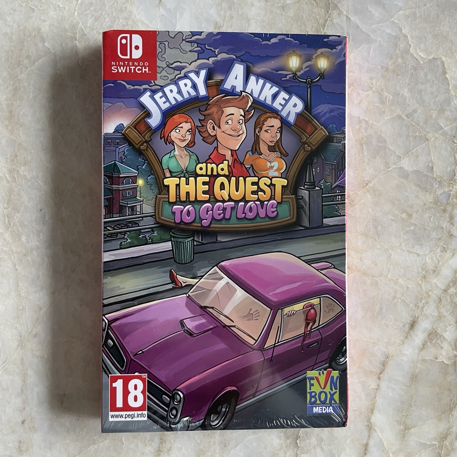 Jerry Anker and the Quest to get Love +Bonus Artbook! Nintendo Switch New Sealed